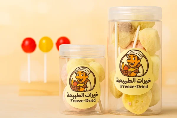 لولي بوب مجفف بالتبريد طبيعي من خيرات الطبيعة – بدون ألوان صناعية